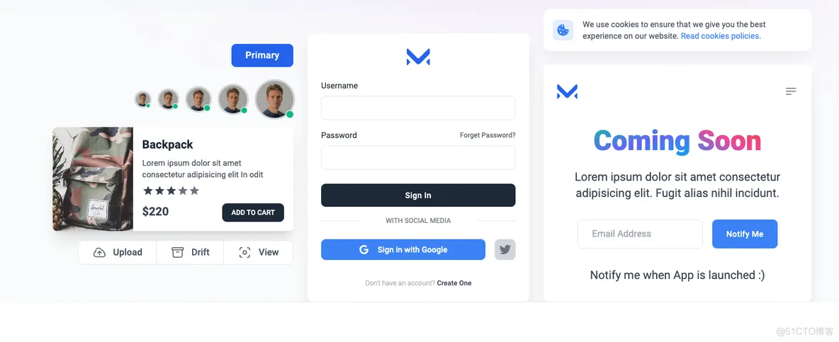 Meraki UI(基于Tailwind CSS构建的开源前端组件库)-吾爱分享